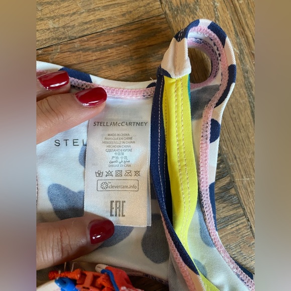 Stella McCartney girls swimsuit with zip details in size 8 - Picture 2 of 7